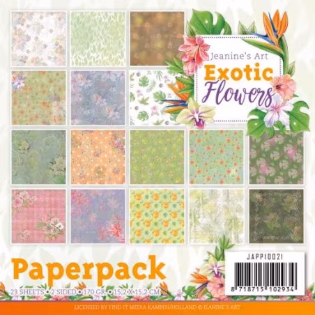 Paperpack 6x6 Jeanines art - JAPP10021