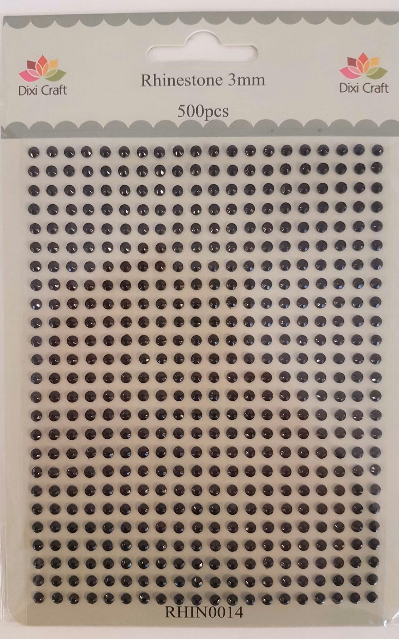 Dixi Craft Rhinsten 3mm 500stk RHIN0014 - Svart