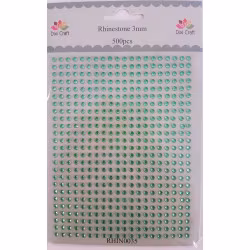 Dixi Craft Rhinsten 3mm RHIN0035 Limegrön