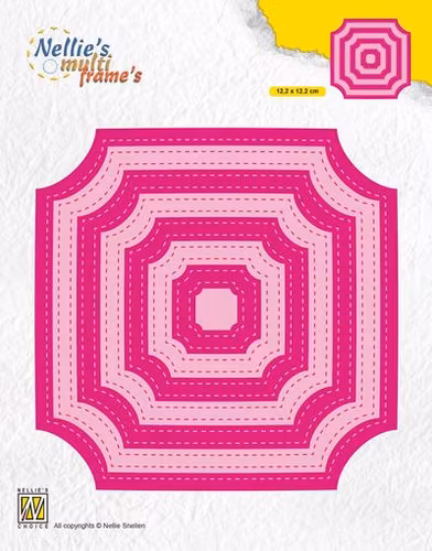 NELLIE SNELLEN MULTIFRAME - Stitched Cornerless Squares MFD130