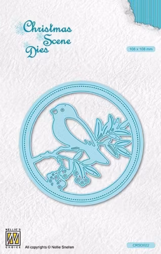 Nellie snellen dies - Bird on Branch CRSD022