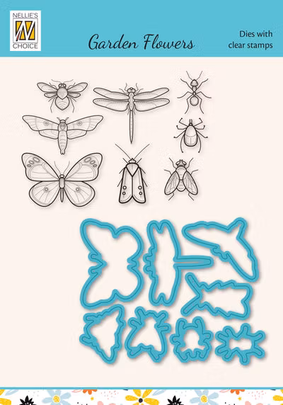 Nellie snellen dies & stamps - Insects HDCS016