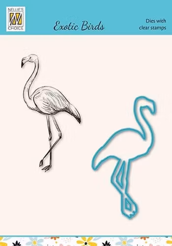 Nellie snellen dies & stamps - Flamingo" HDCS022