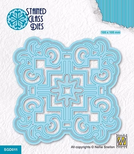 Nellie snellen dies & stamps - Curl Ornament #1 SGD011
