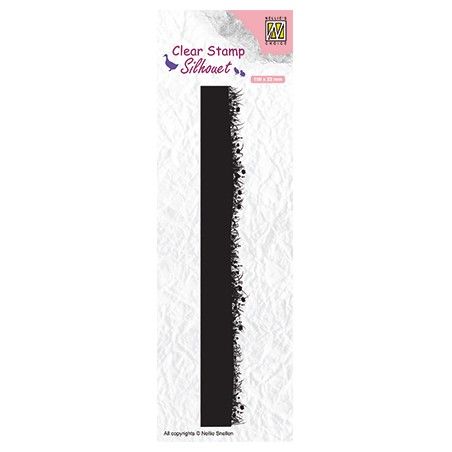 Clearstamps Nellie Snellen - Grass & Flower border SIL062