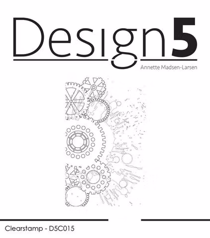 Design5 Stamps - Mixed Media Gears D5C015