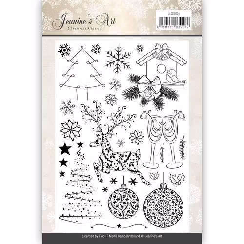 Jeanines Art clearstamps - christmas JAPP10001