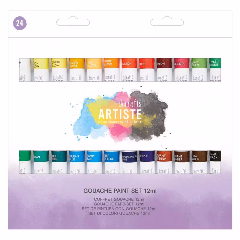 Artiste Gouache Paint Set 12ml - 24 pcs DOA 551009