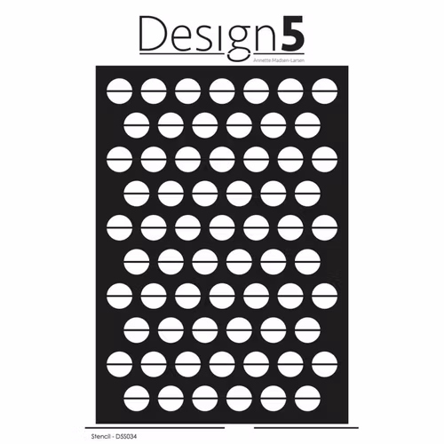 Design5 Stencil - Large Dots D5S034