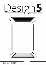 Design5 Dies - Rectangle Rounded corner" D5D057