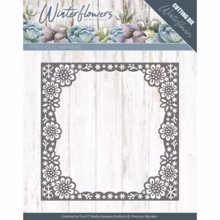 Precious Marieke Die - snowflake frame PM10139