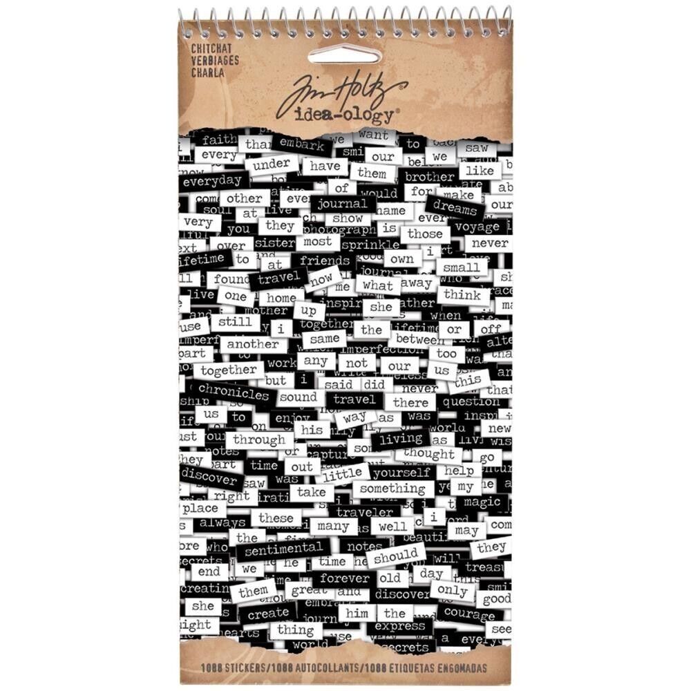 Tim Holtz Sticker Book - Chitchat TH92998