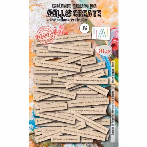 AALL & create #6 - sharp tounges, Kraft