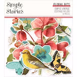 Simple Stories Bits & Pieces Die-Cuts 39/Pkg - Simple Vintage Cottage Fields