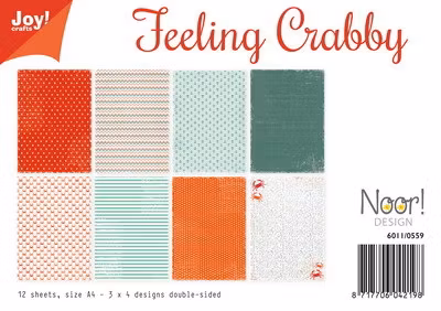 Joy!Crafts, A4 Papper 12st - feeling crabby