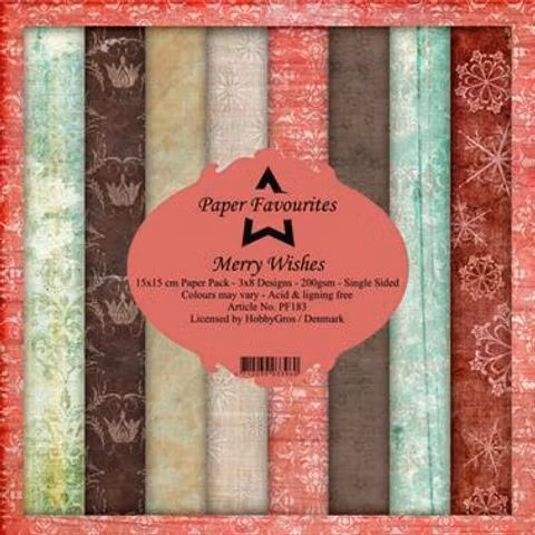 Paper Favourites pack 6x6 - Merry wishes