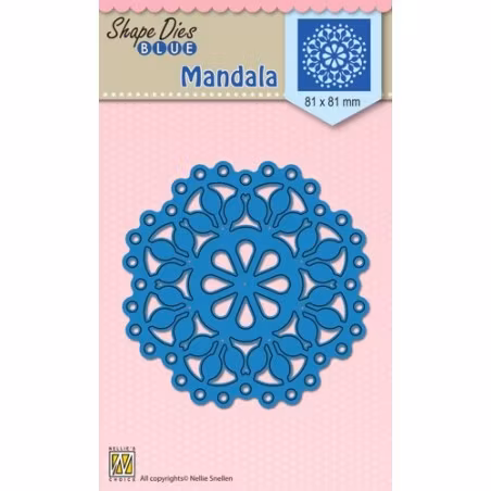 Nellie Snellen Die Blue - Mandala