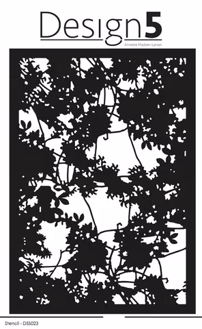 Design5 Stencil - tree leaves D5S023