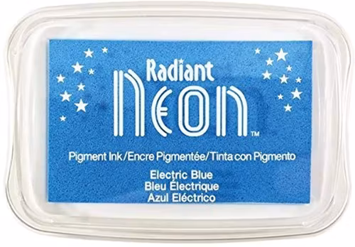 Tsukineko radiant neon - Electric blue