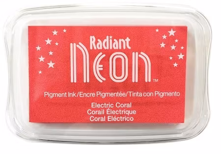 Tsukineko radiant neon - Electric coral
