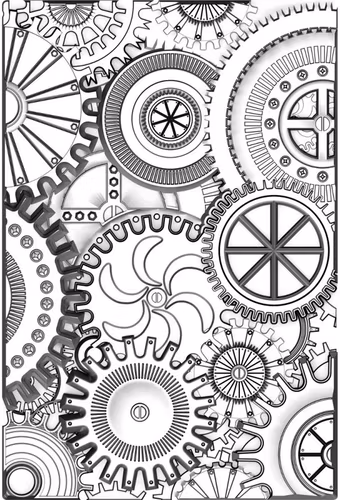 3D Text Fades Embossing Folder - Mini Mechanics 665633