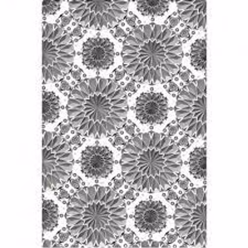 3D Text Fades Embossing Folder - Mini kaleidoscope 665636