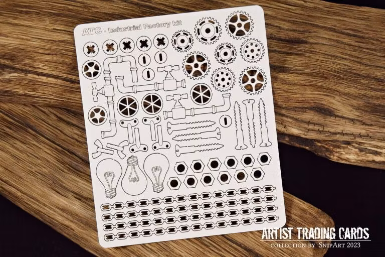 Snipart Chipboard - 35278 ATC – Industrial Factory – kit