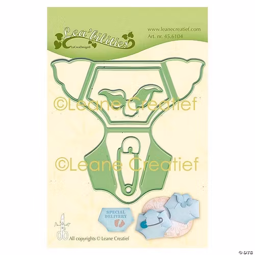 LEANE DIE CUT/EMB "Baby Diaper" 45.6104