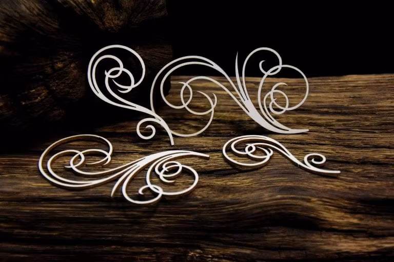 Snipart Chipboard - 24017 Frosty Moments – Ornaments – Small set