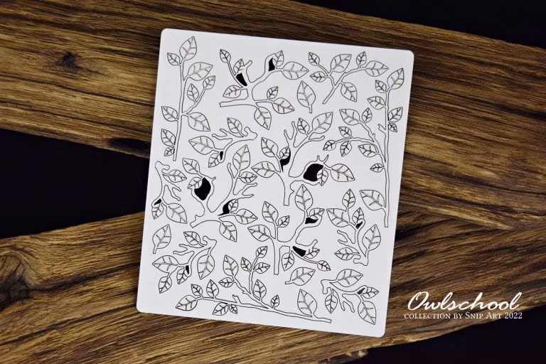 Snipart Chipboard - 35192 Owlschool – Twigs – set