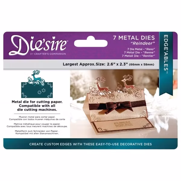 die'sire, Die, edge'ables - reindeer