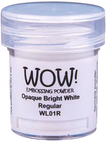 WOW! Embossing Powder "Opaque Whites - Bright White - Regular" WL01R