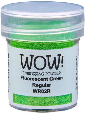WOW! Embossing Powder "Fluorescent Colours - Green - Regular" WR02R