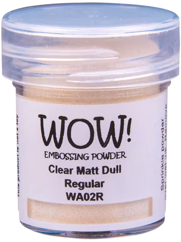 WOW! Embossing Powder "Clears - Clear Matt Dull - Regular" WA02R