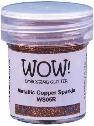 WOW! Embossing Powder "Embossing Glitters - Metallic Copper Sparkle - Regular" WS05R