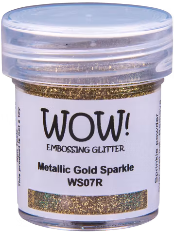 WOW! Embossing Powder "Embossing Glitters - Metallic Gold Sparkle - Regular" WS07R