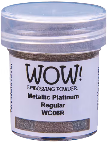 WOW! Embossing Powder "Metallics - Platinum - Regular" WC06R
