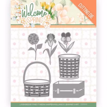 Jeanines Art Dies - Spring Basket JAD10116