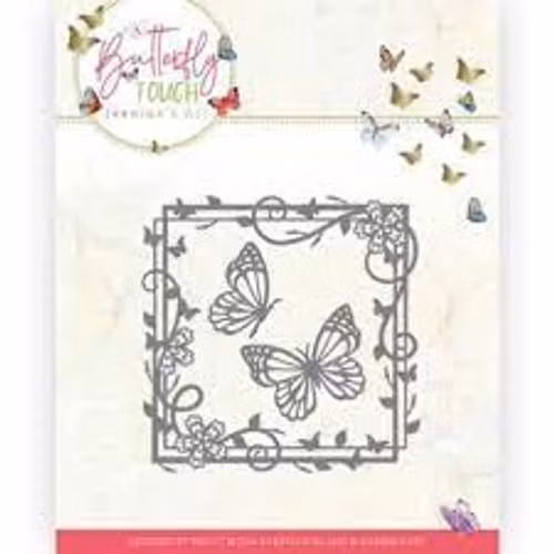 Jeanines Art Dies - Butterfly Square JAD10122