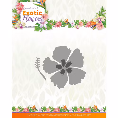 Jeanines Art Dies - Exotic Hibiscus" JAD10134