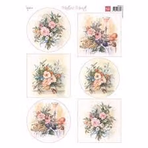 Marianne Design Sheets A4 "Mattie's - Spring Bouquets" MB0207