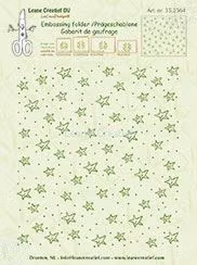 Leane embossing folder 15x16cm -  stars