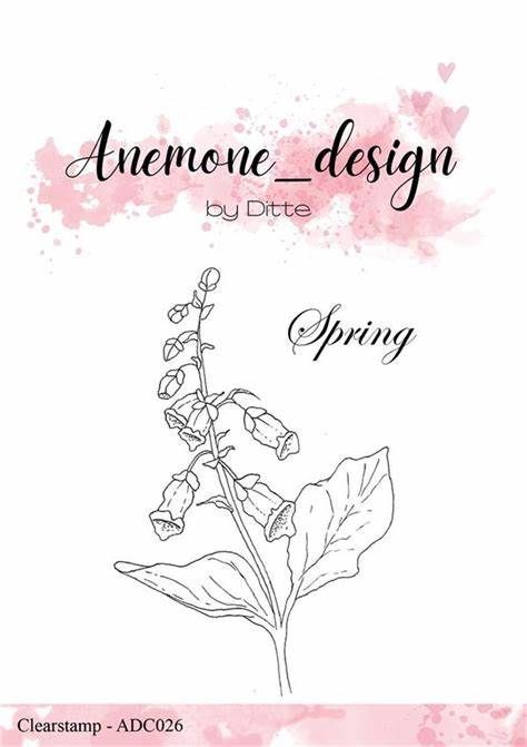 Anemone Stamp - Flowers Spring ADC026