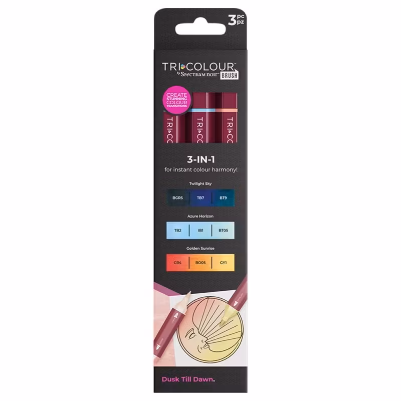Spectrum Noir TriBlend Brush Marker- Dusk till Dawn
