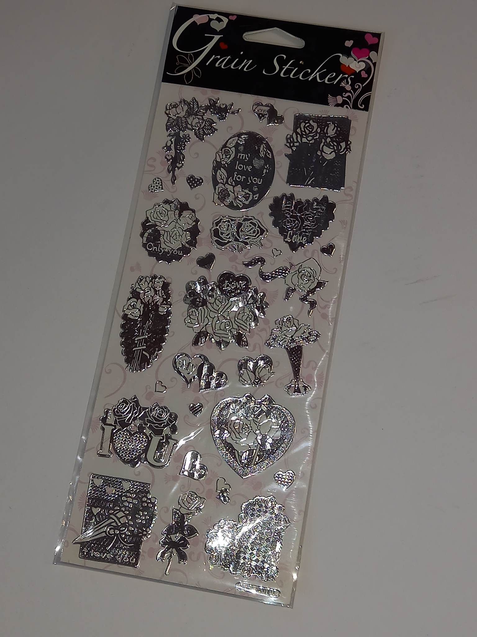 Stickers -  love Silver