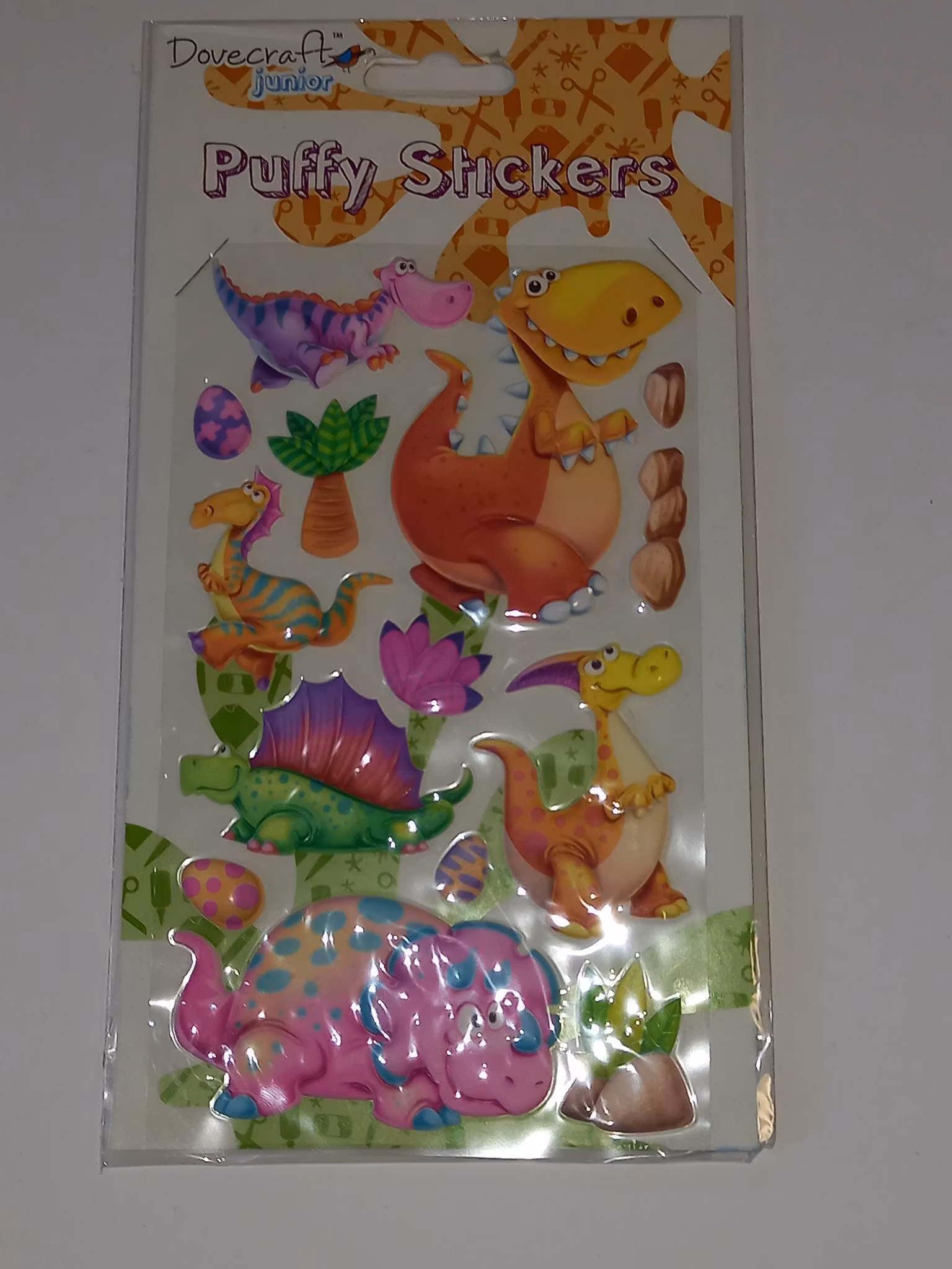 Stickers -  puffy Dinosaurs