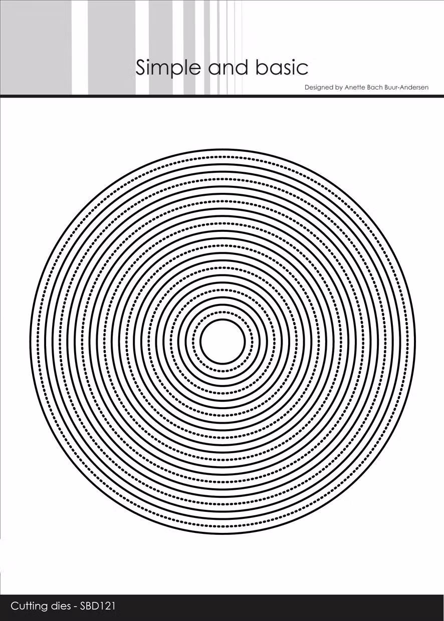 Simple and Basic Dies - Pierced Round Frame SBD121