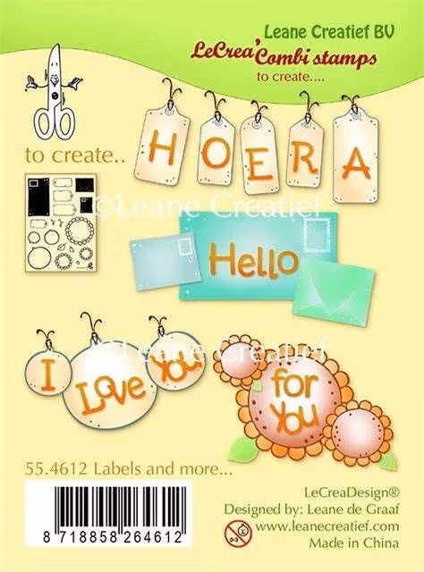 LEANE CLEARSTAMP “Labels and more...” 55.4612