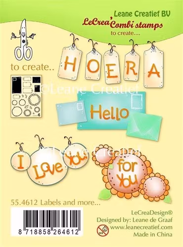 LEANE CLEARSTAMP “Labels and more...” 55.4612