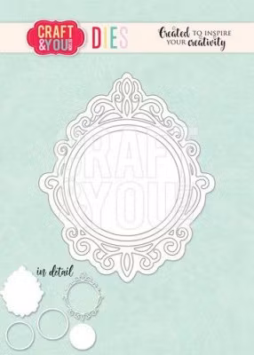 Craft & you dies - Vintage frame set CW121